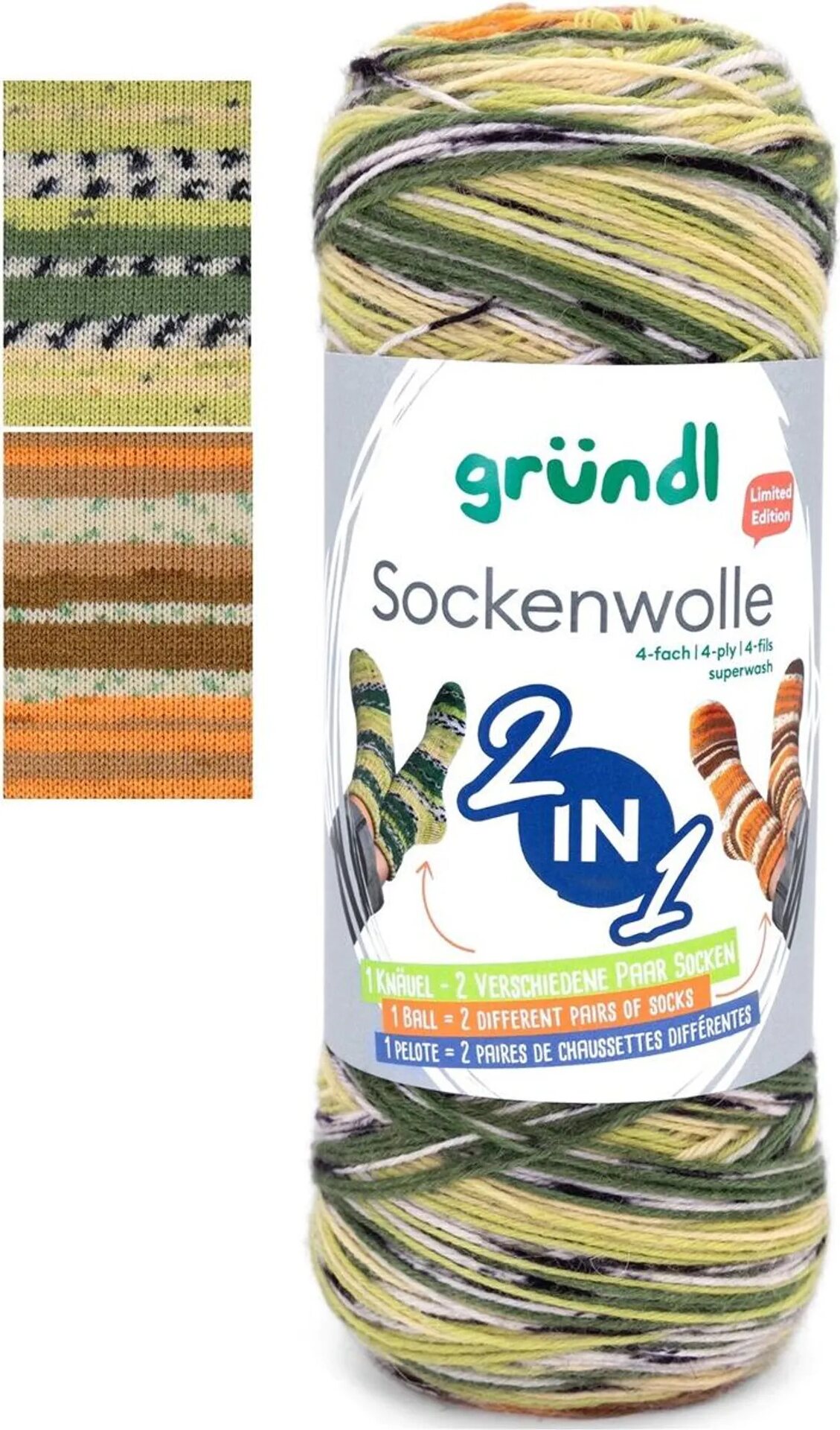 Gründl Sockenwolle 2-IN-1 3