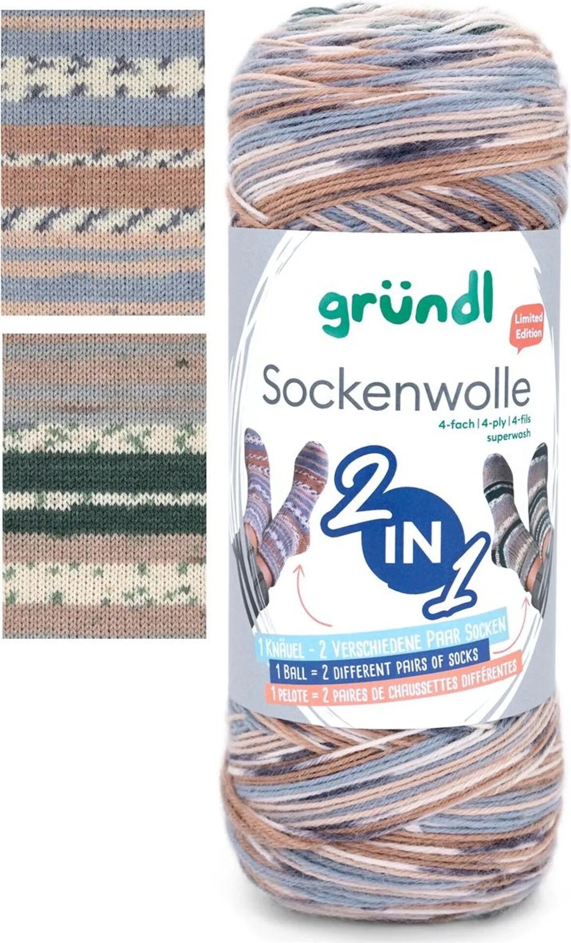 Gründl Sockenwolle 2-IN-1 5