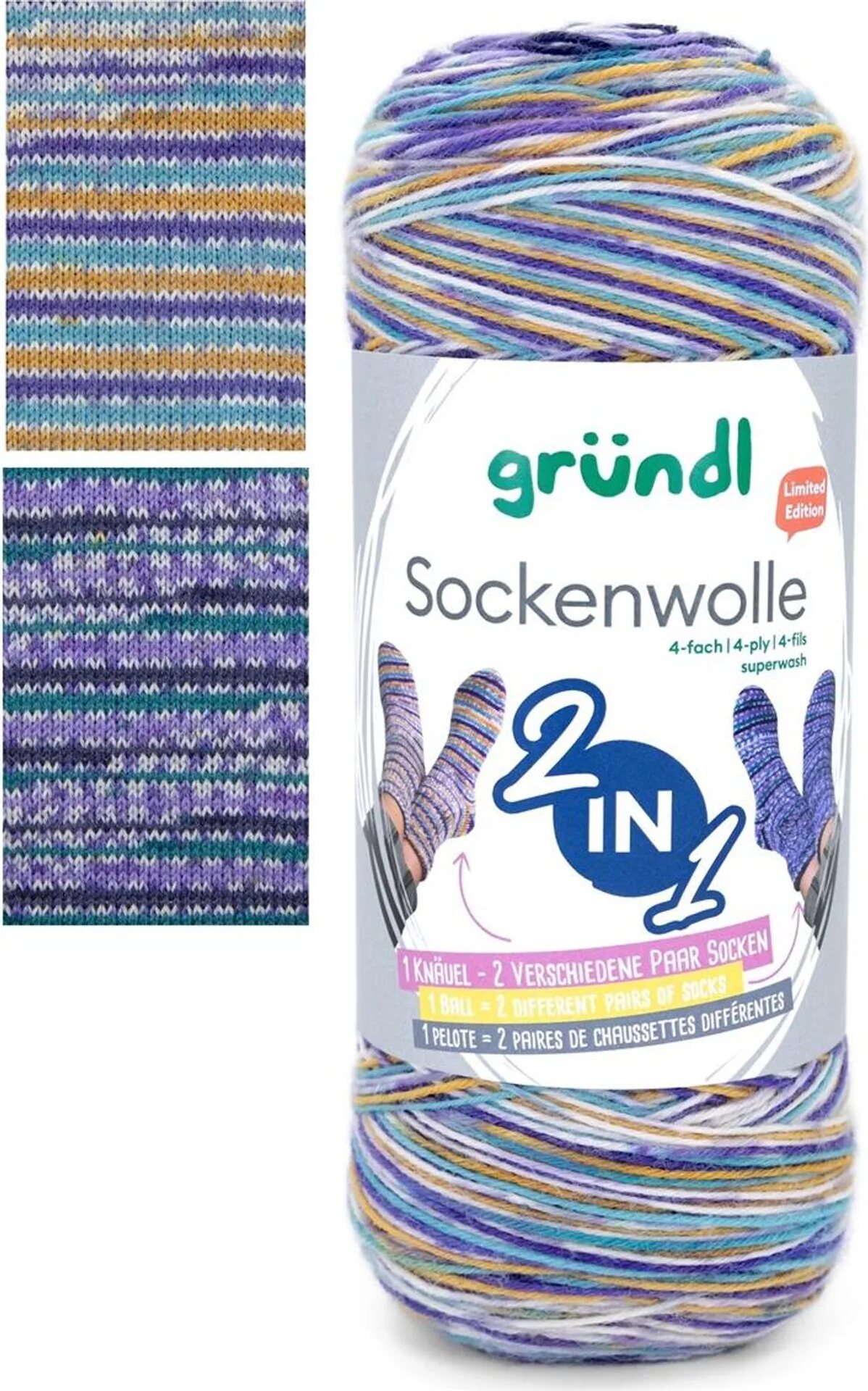 Gründl Sockenwolle 2-IN-1 4
