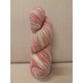 Aade Lõng Vironvilla 8/2 vyyhti monivärinen Pink-Grey n. 280g