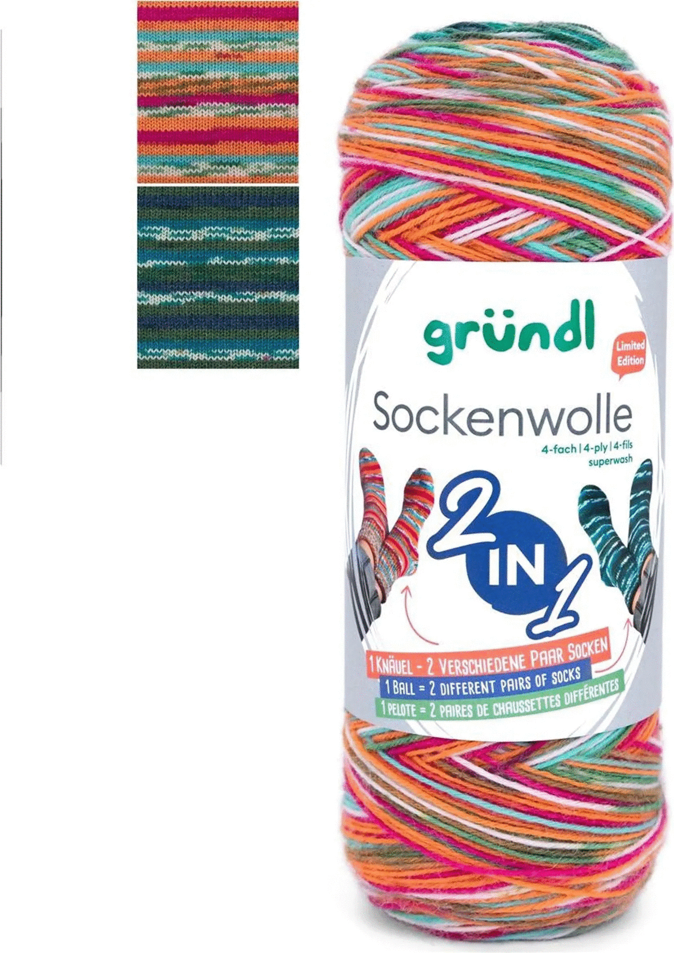 Gründl Sockenwolle 2-IN-1 2
