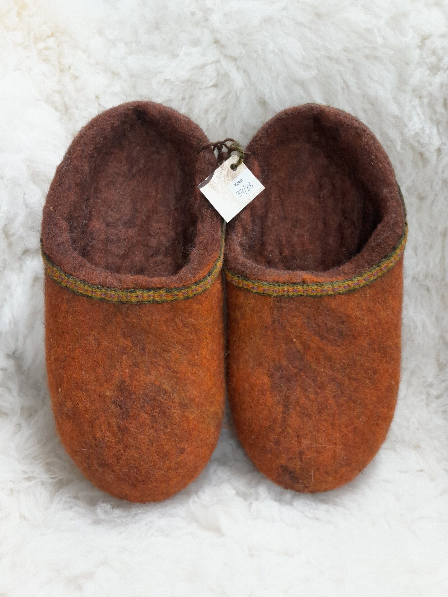 Kehrätär Lieko tossut 37/38 terrakotta-viini