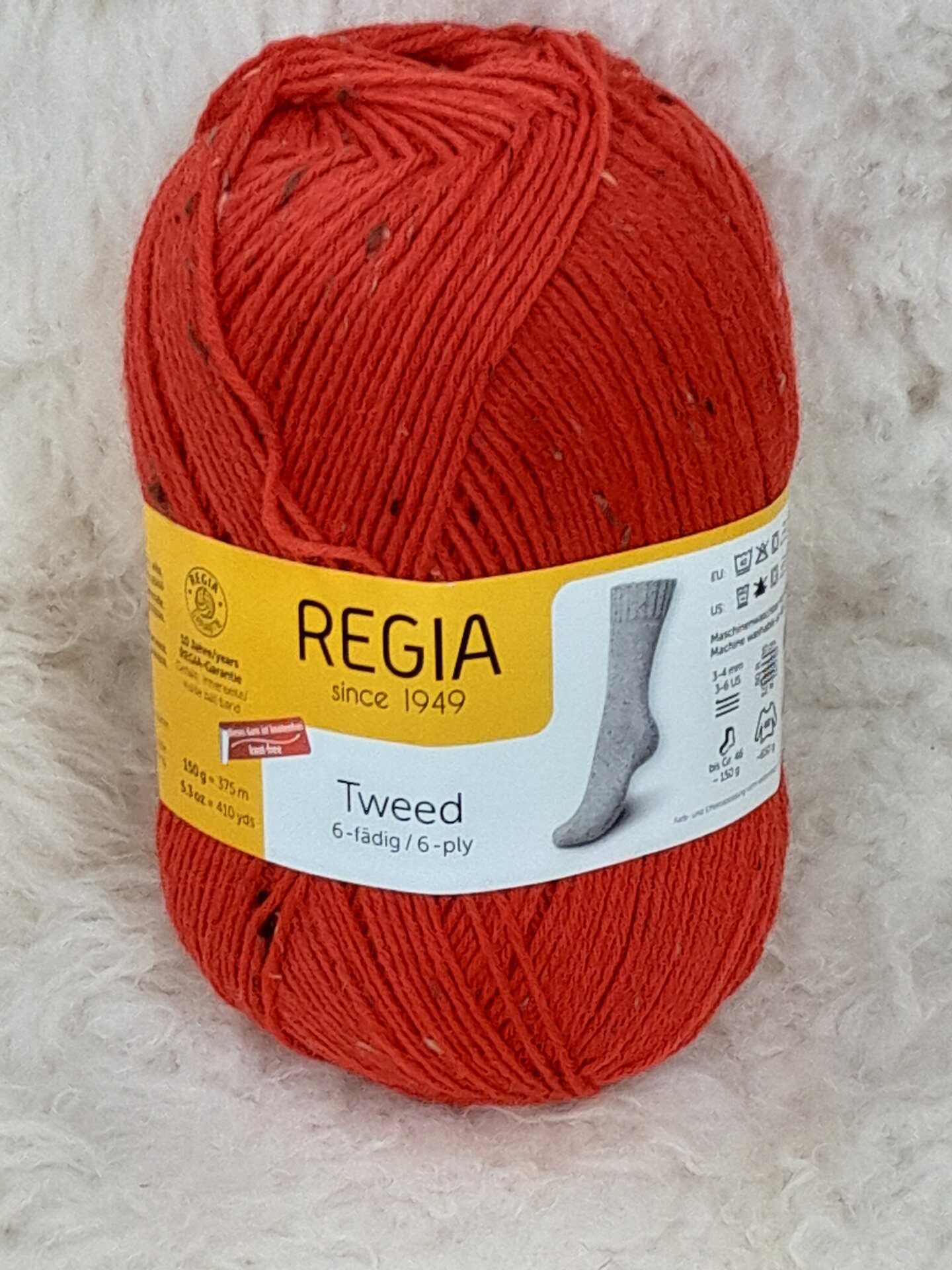 Regia Tweed 6-ply 30 punainen