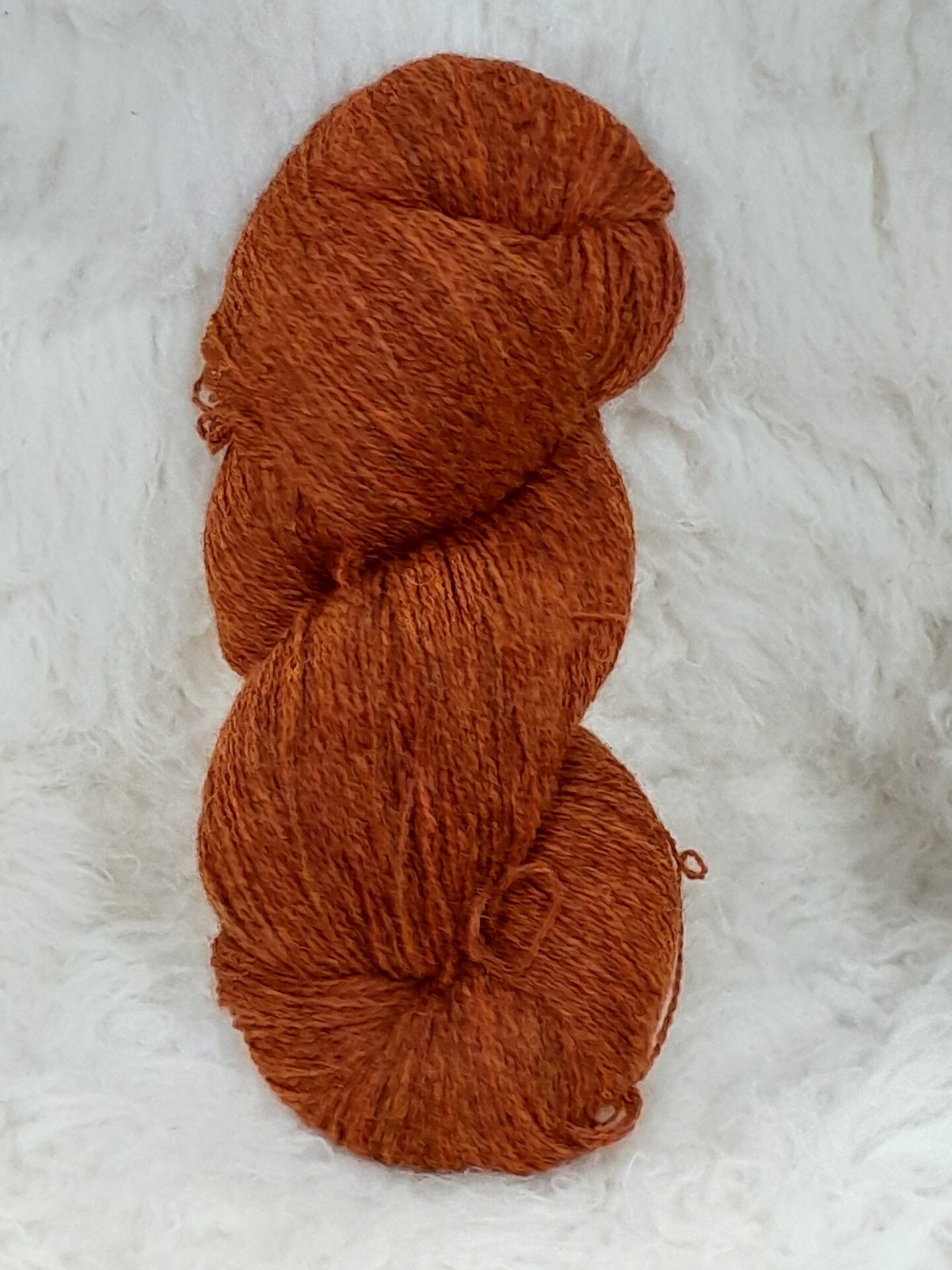 Aade Lõng Vironvilla 8/2 vyyhti yksivärinen Terrakotta n. 230g