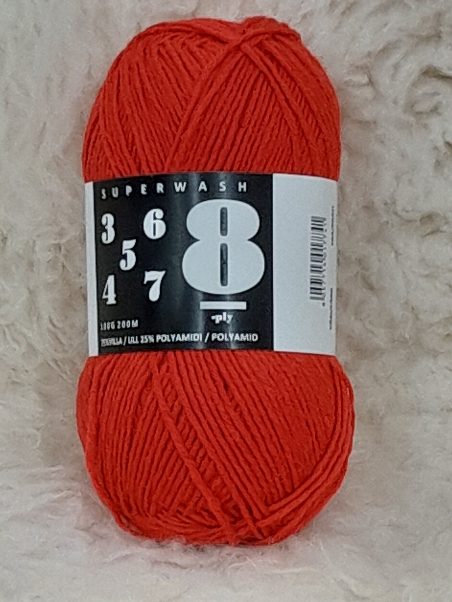 Marcus Company 8-ply sukkalanka 1763 High Risk Red