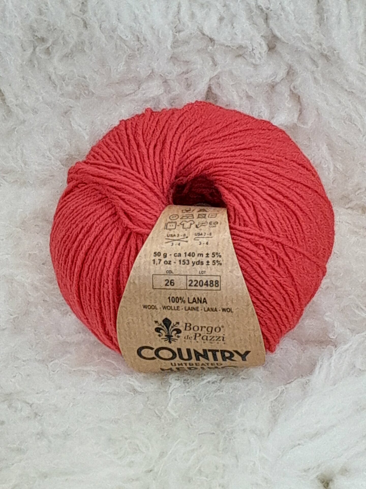 Borgo De Pazzi Country merino 26 tomaatin punainen