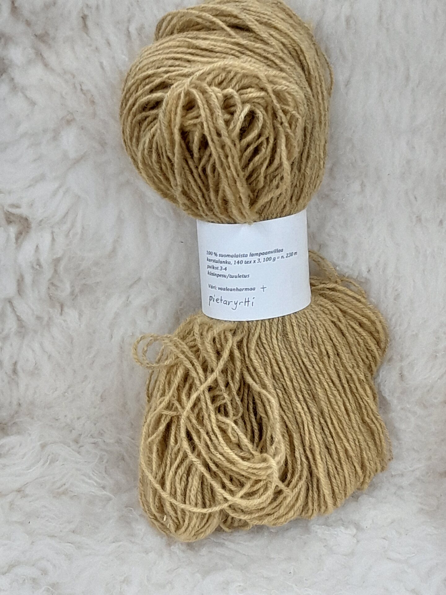 Kasvivärjätty Karstalanka 140x3, 100g n.230m VH+pietaryrtti