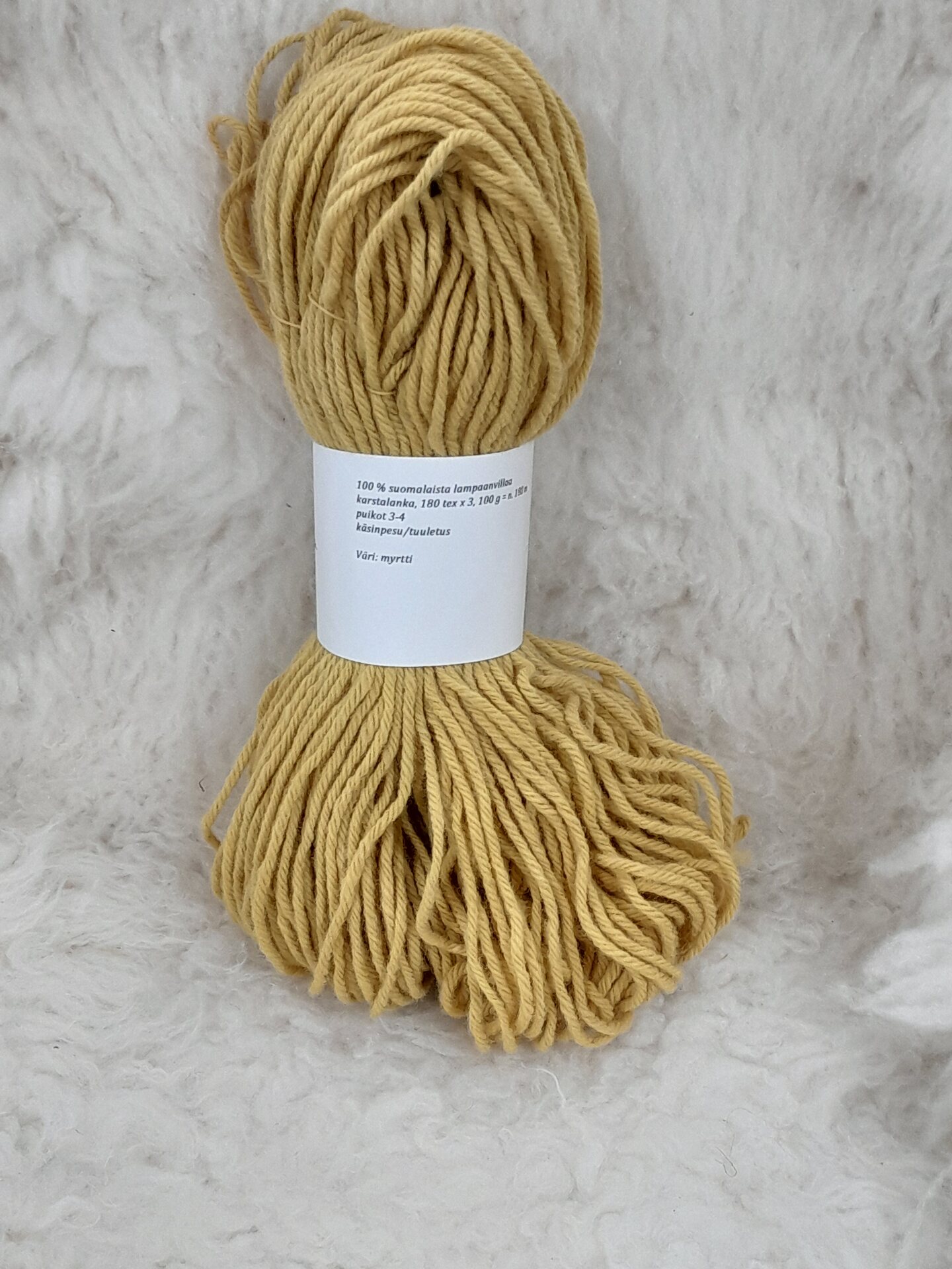 Kasvivärjätty Karstalanka 180x3, 100g n. 180m Myrtti