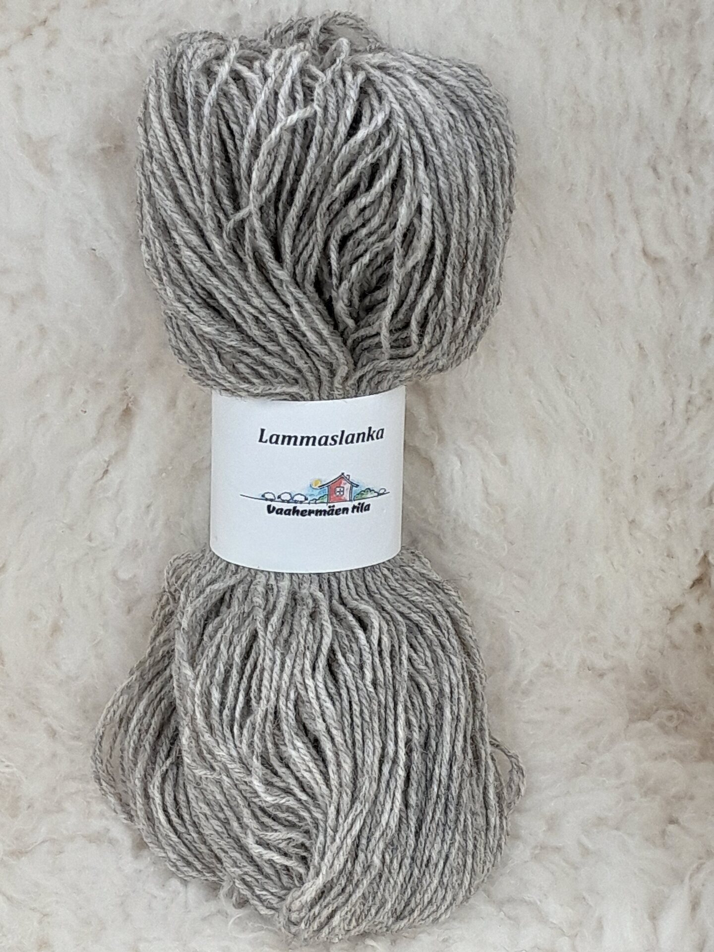 Sukkalanka 140x3, 100g n. 230m Keskiharmaa