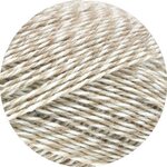 Lana Grossa Meilenweit 6-fach 8508 Weiß/Beige