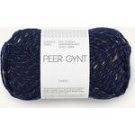 Sandnes Garn Peer Gynt 5585 Marineblå m/natur tweed
