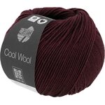 Lana Grossa Cool Wool Mélange 1404 Schwarzrot meliert