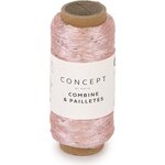 Katia Combine & Paillettes 50 - Rose