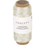 Katia Combine & Paillettes 51 - Ecru