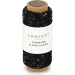 Katia Combine & Paillettes 54 - Black