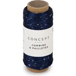 Katia Combine & Paillettes 62 - Night blue