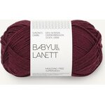 Sandnes Garn Babyull Lanett merinovilla 4372 Dyp burgunder