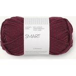 Sandnes Garn Smart 4372 Dyp burgunder