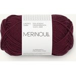 Sandnes Garn Merinoull 4372 Dyp burgunder