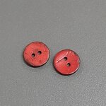 Kookosnappi 15mm värillinen Punainen