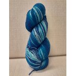 Aade Lõng Vironvilla 8/2 vyyhti monivärinen Turquoise-Blue n. 250g