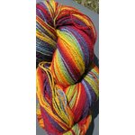 Aade Lõng Vironvilla 8/2 vyyhti monivärinen Rainbow n. 210g
