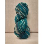 Aade Lõng Vironvilla 8/2 vyyhti monivärinen Aqua-Grey n. 260g