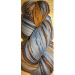 Aade Lõng Vironvilla 8/2 vyyhti monivärinen Brown-Blue n. 220g