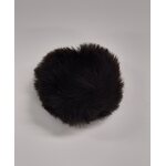 Pompons tupsu 8cm Tummanruskea