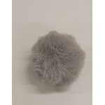 Pompons tupsu 8cm Vaalean harmaa
