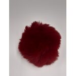 Pompons tupsu 8cm Viininpunainen