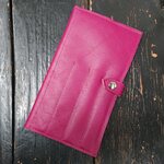 Huhtadesign Puikkolompakko, nahkaa Pinkki
