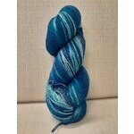Aade Lõng Vironvilla 8/2 vyyhti monivärinen Turquoise-Blue n. 260g