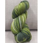 Aade Lõng Vironvilla 8/2 vyyhti monivärinen Green-white n. 260g