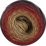 Katia Soft Lino 606 Rust-Very dark grey