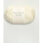 Sandnes Garn Alpakka Silke 1002 valkoinen