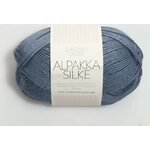 Sandnes Garn Alpakka Silke 6052 farkunsininen