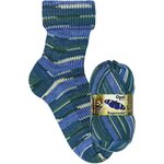 Opal Regenwald 17, 6-ply 11107 sininen perhonen