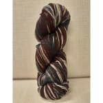 Aade Lõng Vironvilla 8/2 vyyhti monivärinen Burgundy-Blue n. 220g