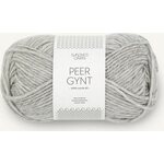 Sandnes Garn Peer Gynt 1032 vaalea harmaa meleerattu