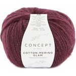 Katia Cotton Merino Glam 304 - Burgundy red