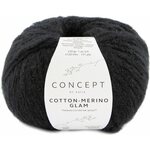 Katia Cotton Merino Glam 306 - Black