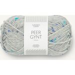 Sandnes Garn Peer Gynt 1502 vaalea harmaameleerattu - sininen tweed