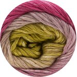 Katia Pure Decrade 205 - Ochre -Fuchsia-Rose