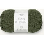 Sandnes Garn Tynn Peer Gynt 9572 Mørk Grønnmelert