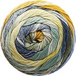 Katia Fair Cotton Infinity 106 - Blue-Yellow-Khaki