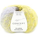 Katia Pluma Decrade 207 - Lemon yellow-Lavender