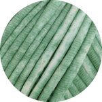 Lana Grossa Gelato Vintage 108 Oleandergrün/Weiß