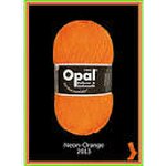 Opal 4 säikeinen sukkalanka 2013 NEON naranja