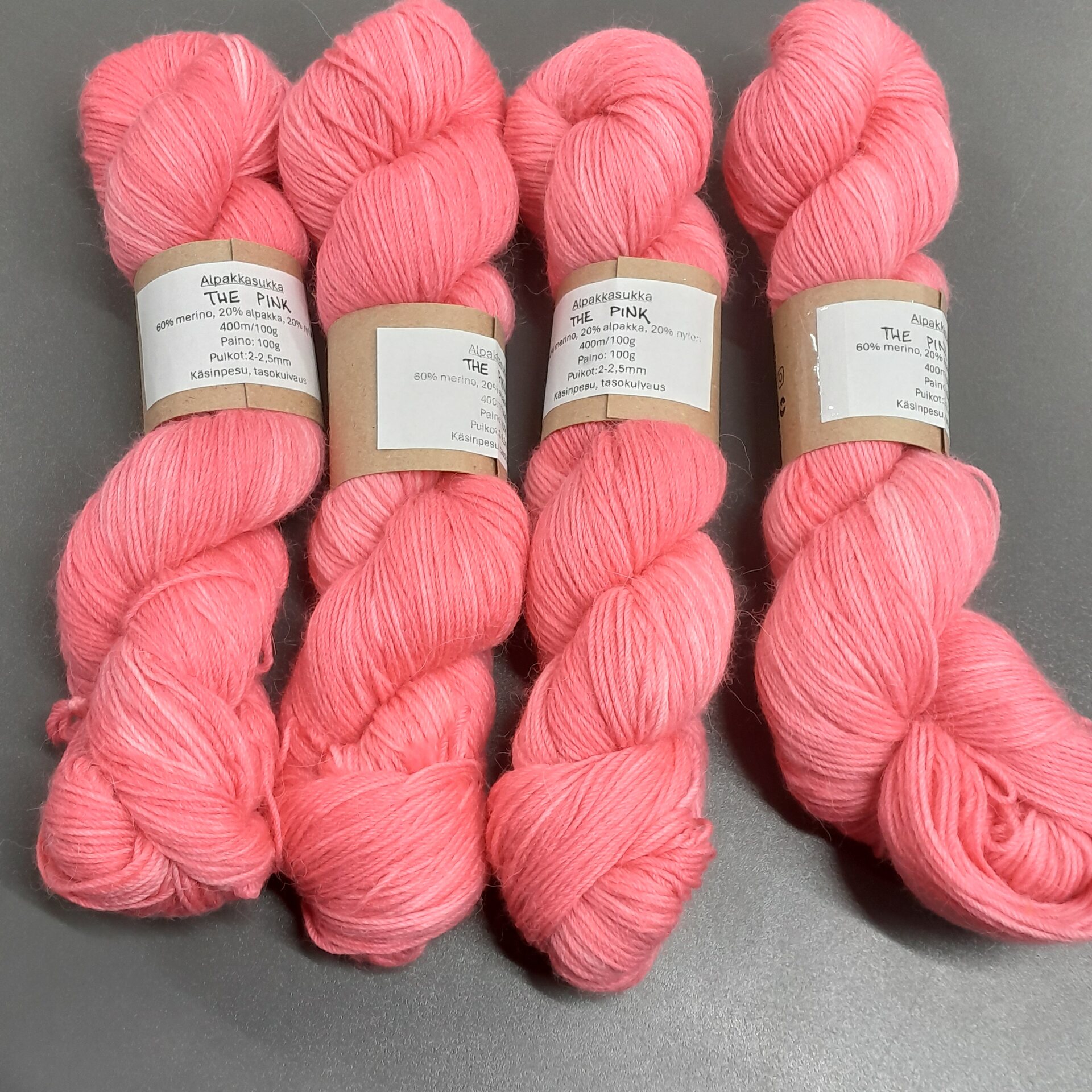 Skeinfinity Alpakkasukka The Pink